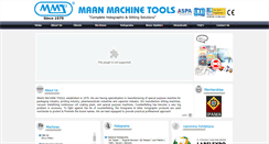 Desktop Screenshot of maanmachinetools.com